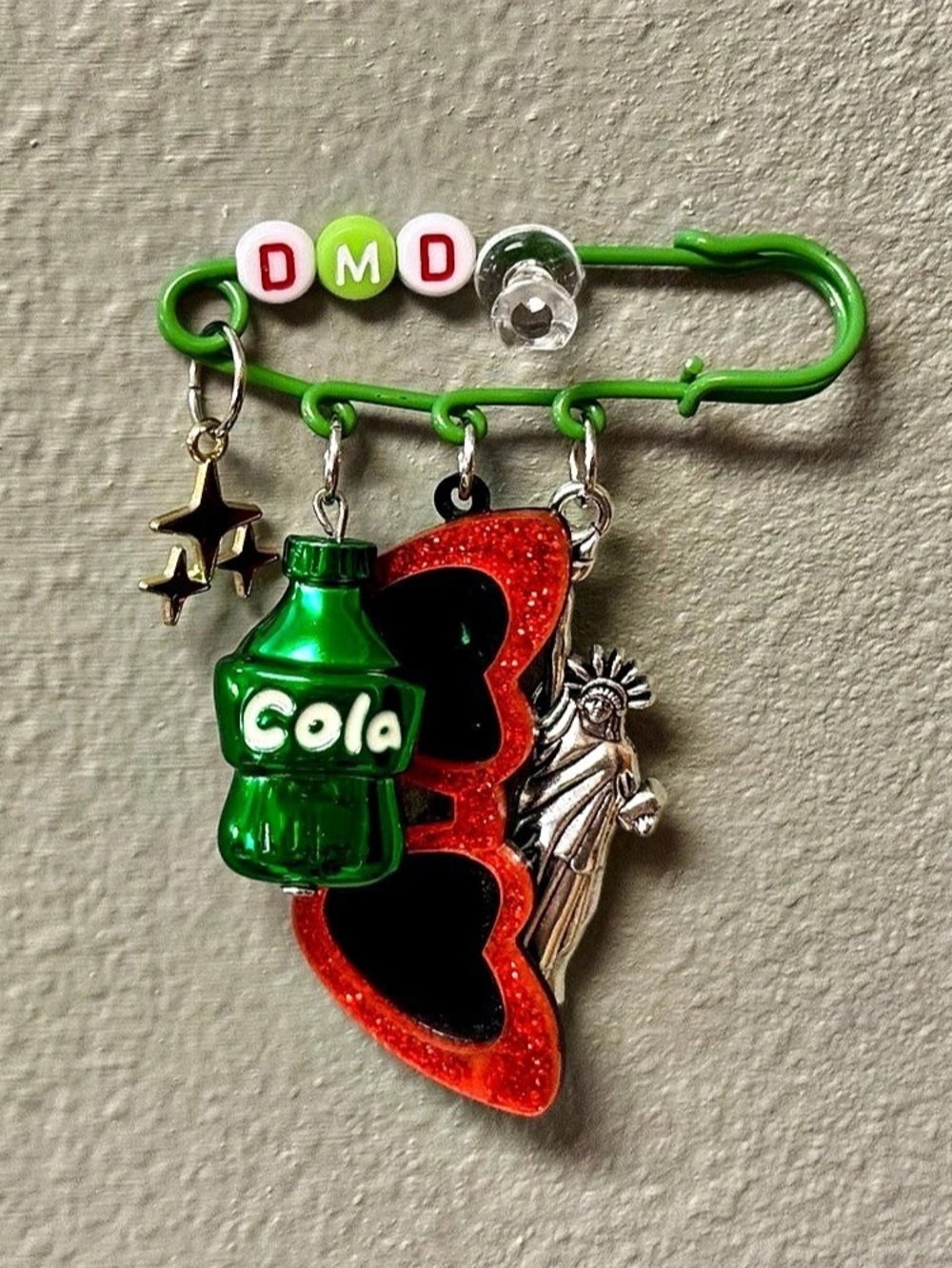Lana Del Rey "Diet Mountain Dew" brooch, pin, charm